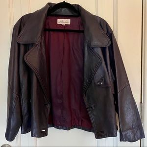 Lanna Black Leather Jacket